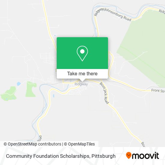 Mapa de Community Foundation Scholarships