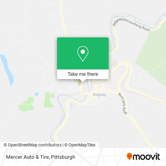 Mercer Auto & Tire map