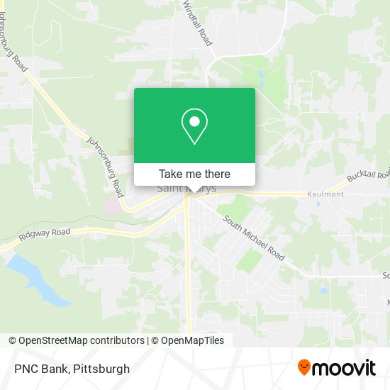 PNC Bank map