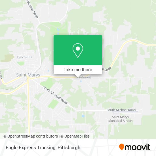 Eagle Express Trucking map