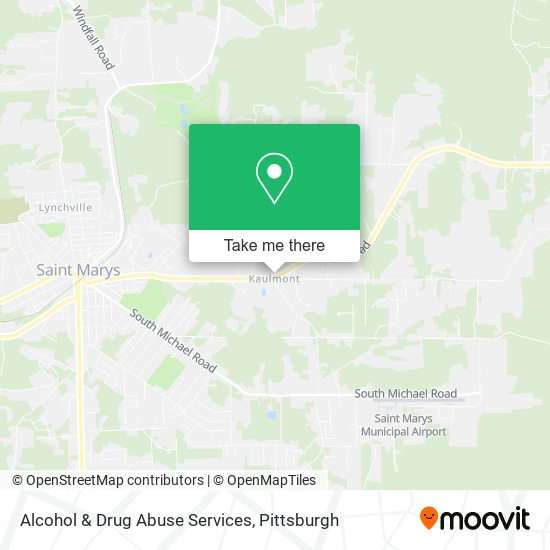 Alcohol & Drug Abuse Services map