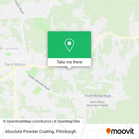 Absolute Powder Coating map