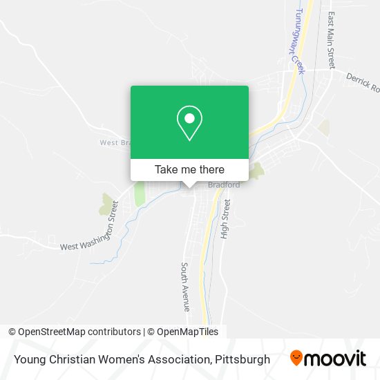 Mapa de Young Christian Women's Association