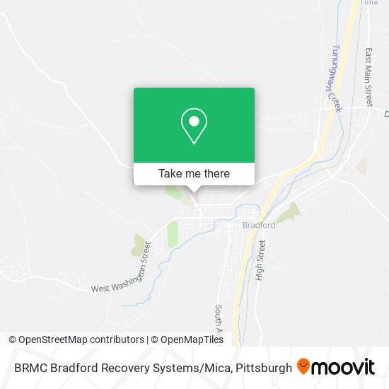 Mapa de BRMC Bradford Recovery Systems / Mica