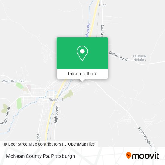 Mapa de McKean County Pa