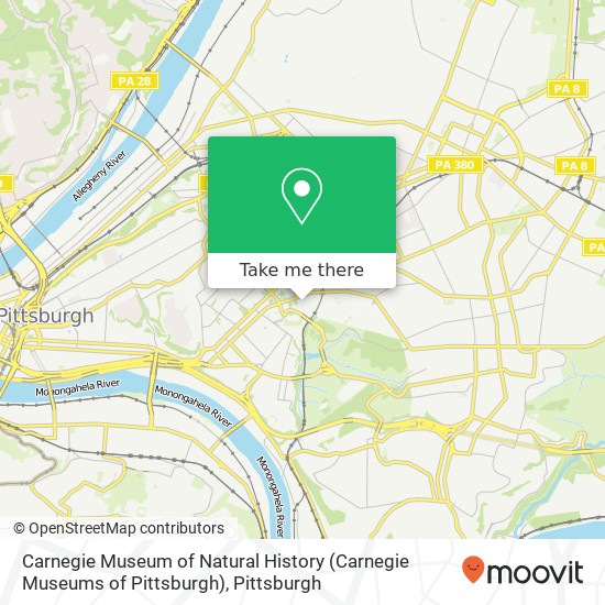 Carnegie Museum of Natural History (Carnegie Museums of Pittsburgh) map