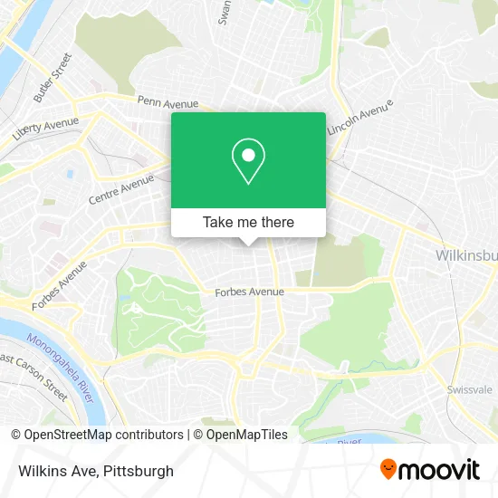 Wilkins Ave map