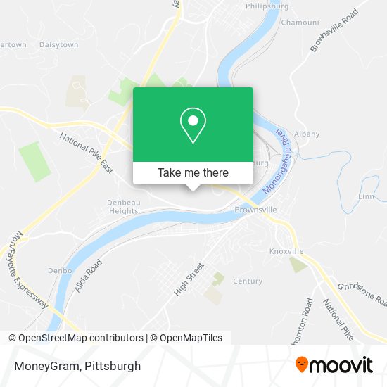 MoneyGram map