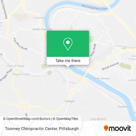 Mapa de Toomey Chiropractic Center