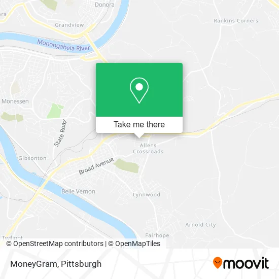 MoneyGram map