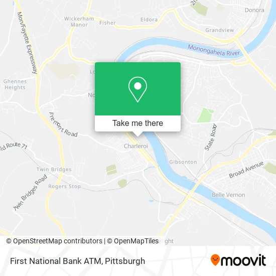 First National Bank ATM map