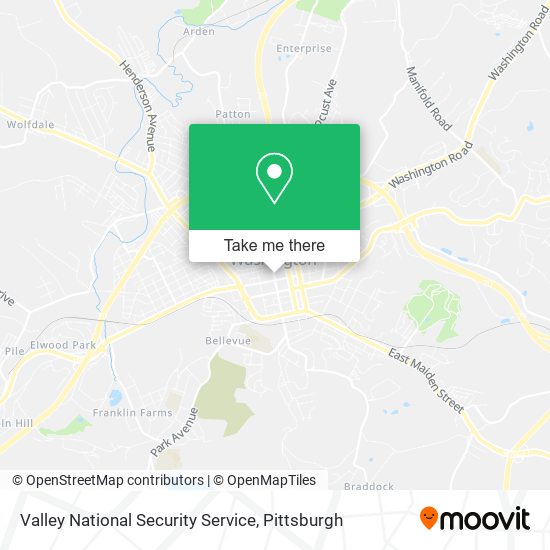 Mapa de Valley National Security Service