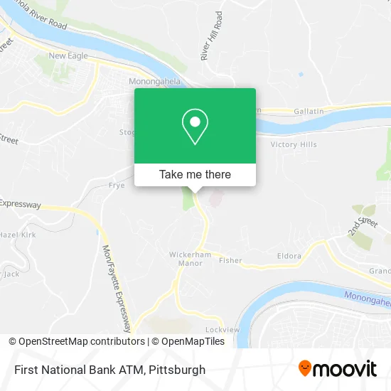 First National Bank ATM map