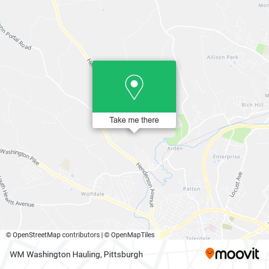 Mapa de WM Washington Hauling