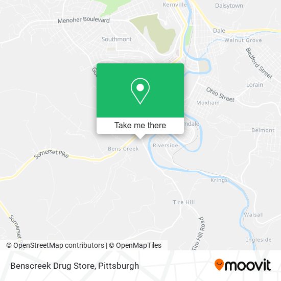 Benscreek Drug Store map