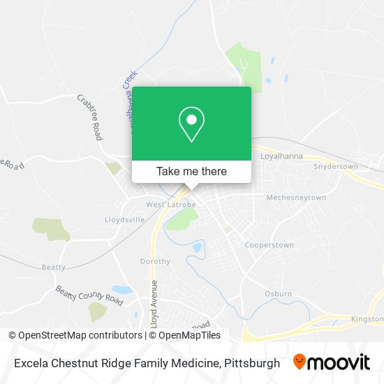 Mapa de Excela Chestnut Ridge Family Medicine