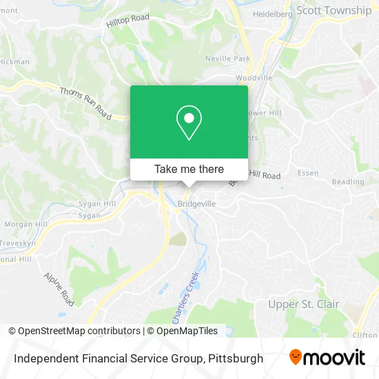 Independent Financial Service Group map