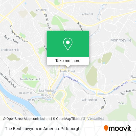 Mapa de The Best Lawyers in America