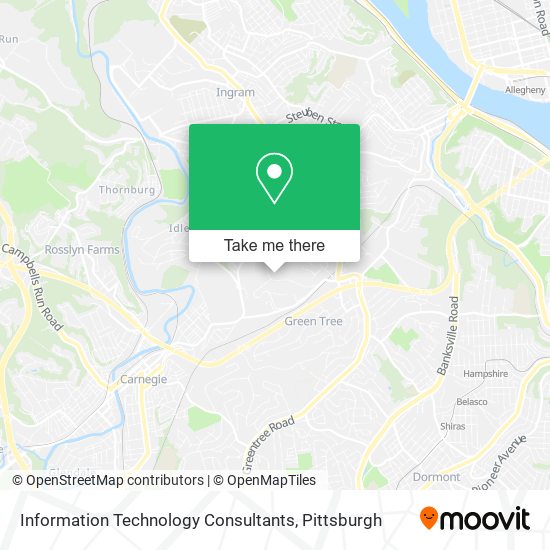 Information Technology Consultants map