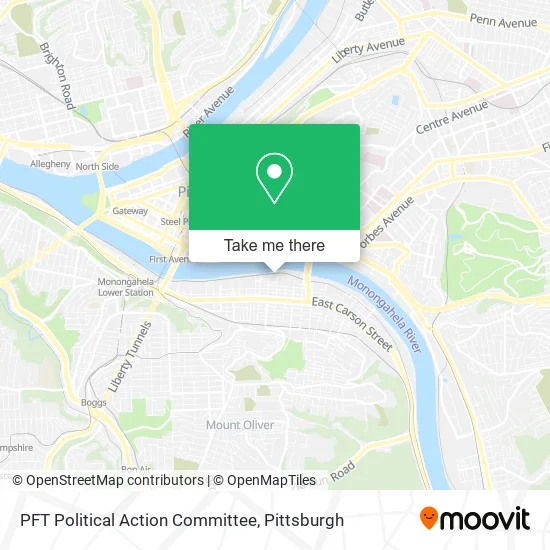 PFT Political Action Committee map