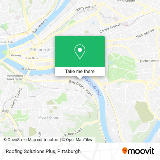 Roofing Solutions Plus map