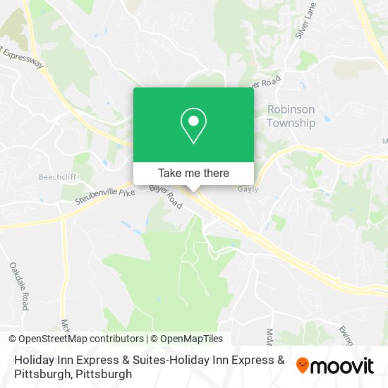 Mapa de Holiday Inn Express & Suites-Holiday Inn Express & Pittsburgh