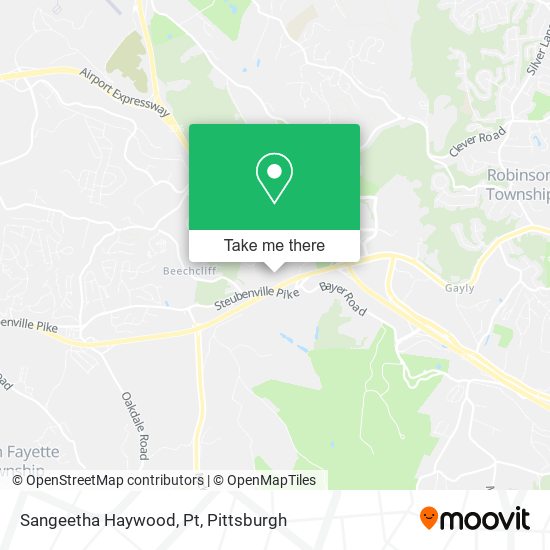 Sangeetha Haywood, Pt map