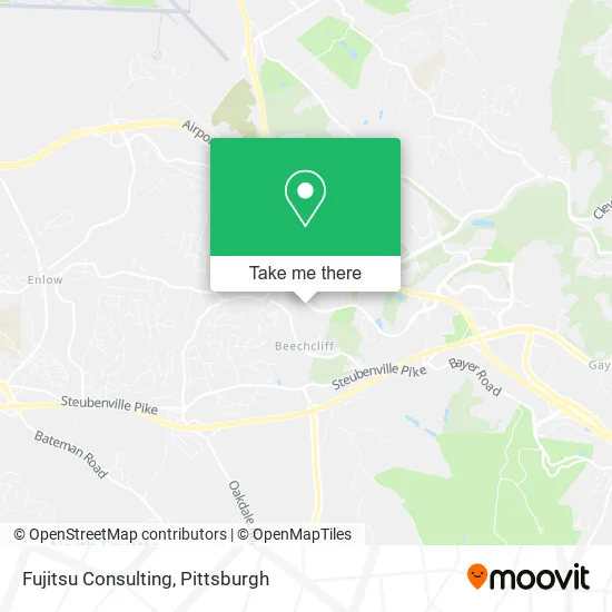 Fujitsu Consulting map