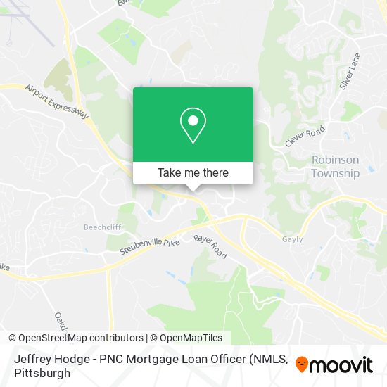 Mapa de Jeffrey Hodge - PNC Mortgage Loan Officer