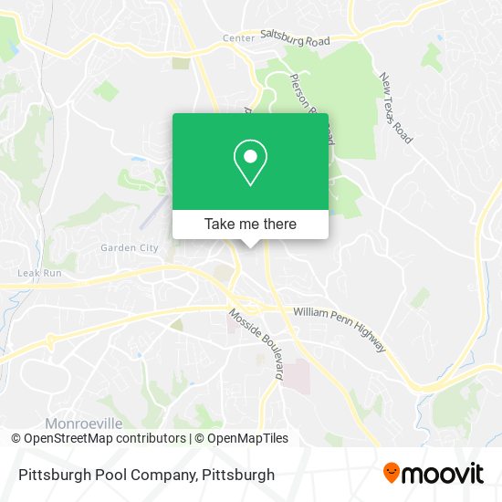 Mapa de Pittsburgh Pool Company
