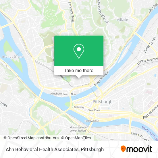 Ahn Behavioral Health Associates map