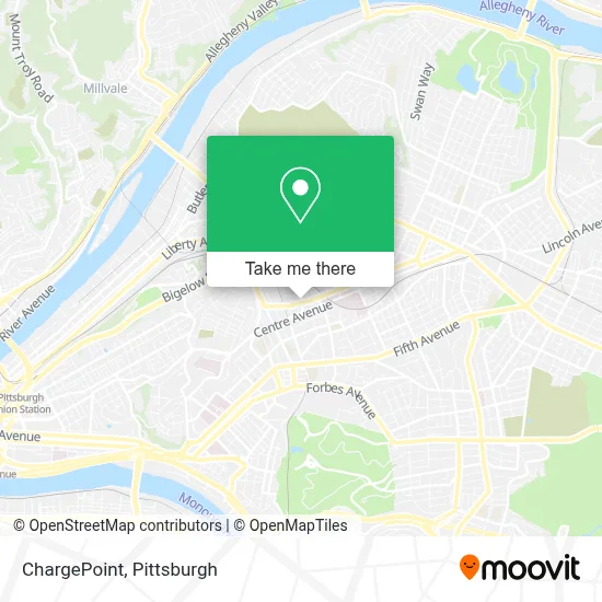 ChargePoint map