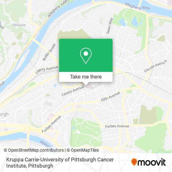 Mapa de Kruppa Carrie-University of Pittsburgh Cancer Institute