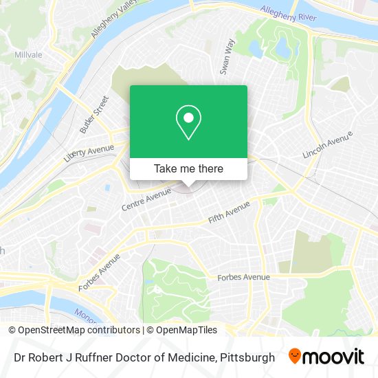 Dr Robert J Ruffner Doctor of Medicine map