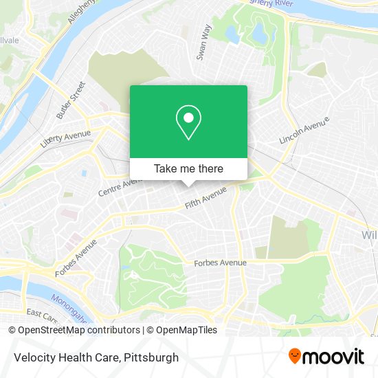 Velocity Health Care map