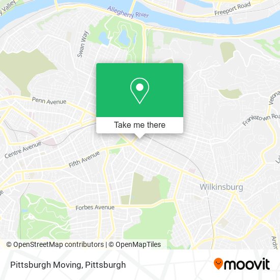 Pittsburgh Moving map