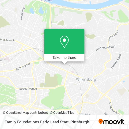 Mapa de Family Foundations Early Head Start