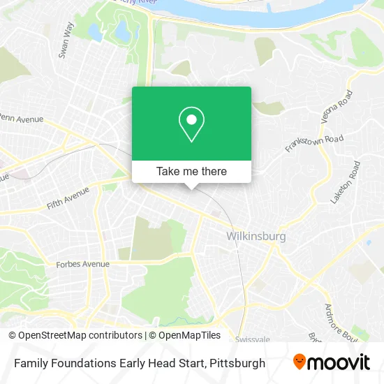 Family Foundations Early Head Start map