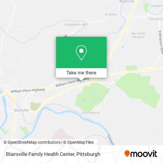 Blairsville Family Health Center map