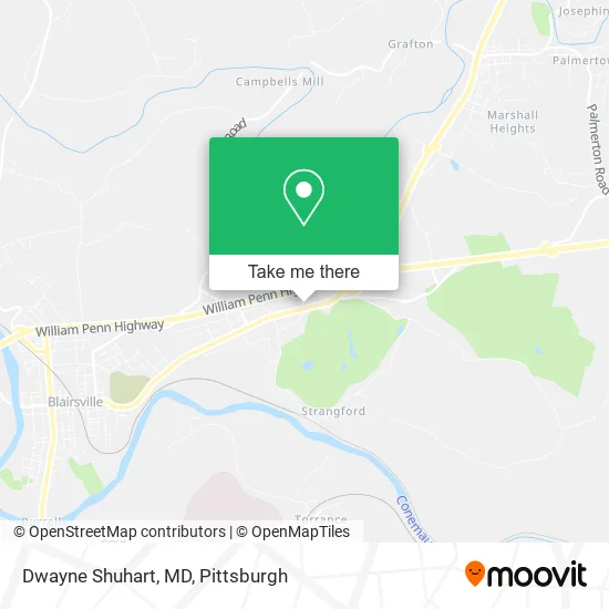 Dwayne Shuhart, MD map