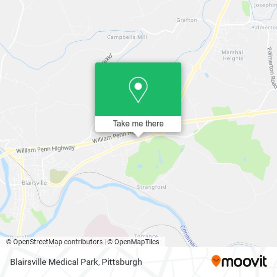 Mapa de Blairsville Medical Park