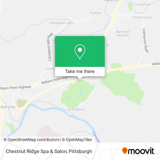 Chestnut Ridge Spa & Salon map