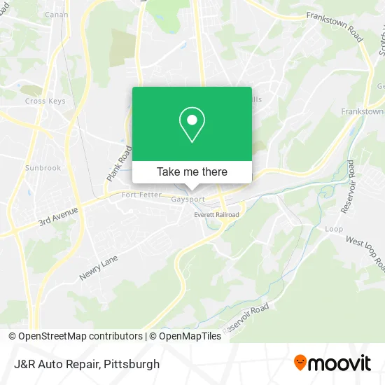 J&R Auto Repair map