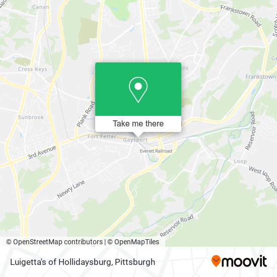 Luigetta's of Hollidaysburg map