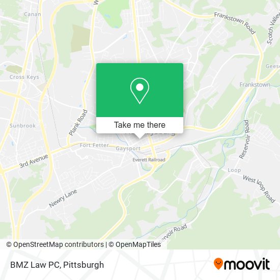 Mapa de BMZ Law PC