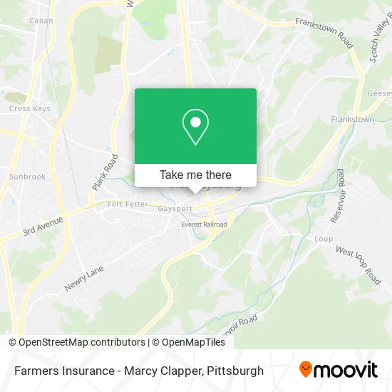 Farmers Insurance - Marcy Clapper map