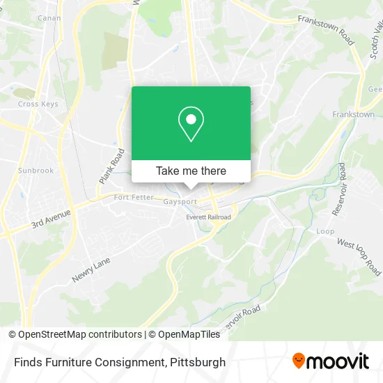 Finds Furniture Consignment map