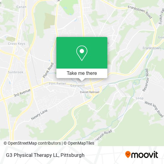 G3 Physical Therapy LL map