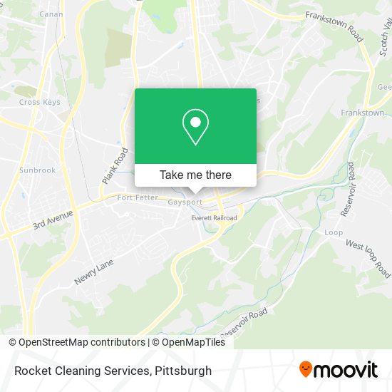 Mapa de Rocket Cleaning Services