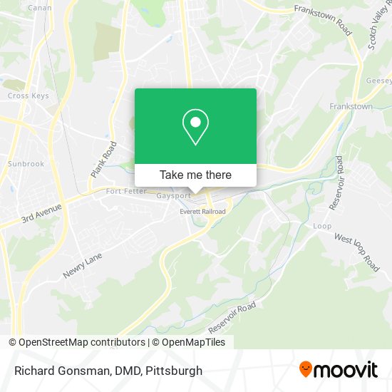 Richard Gonsman, DMD map